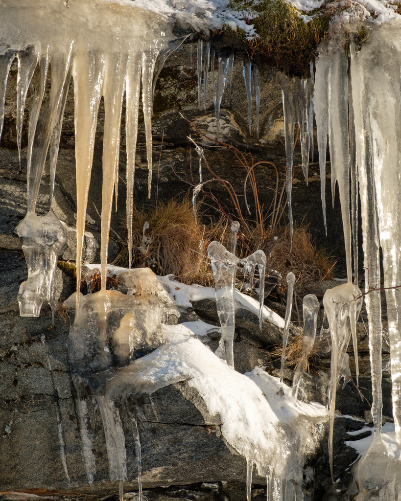 Eiszapfen in Norwegen