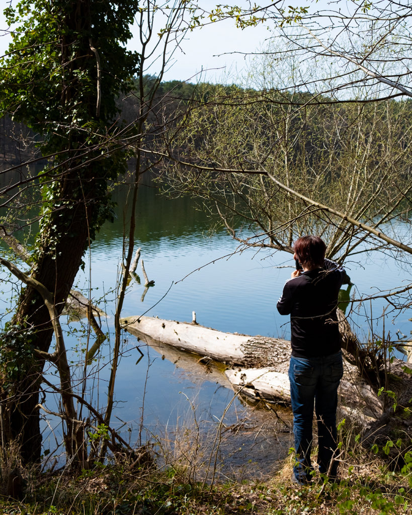 Am Wurlsee ist auch viel Wald